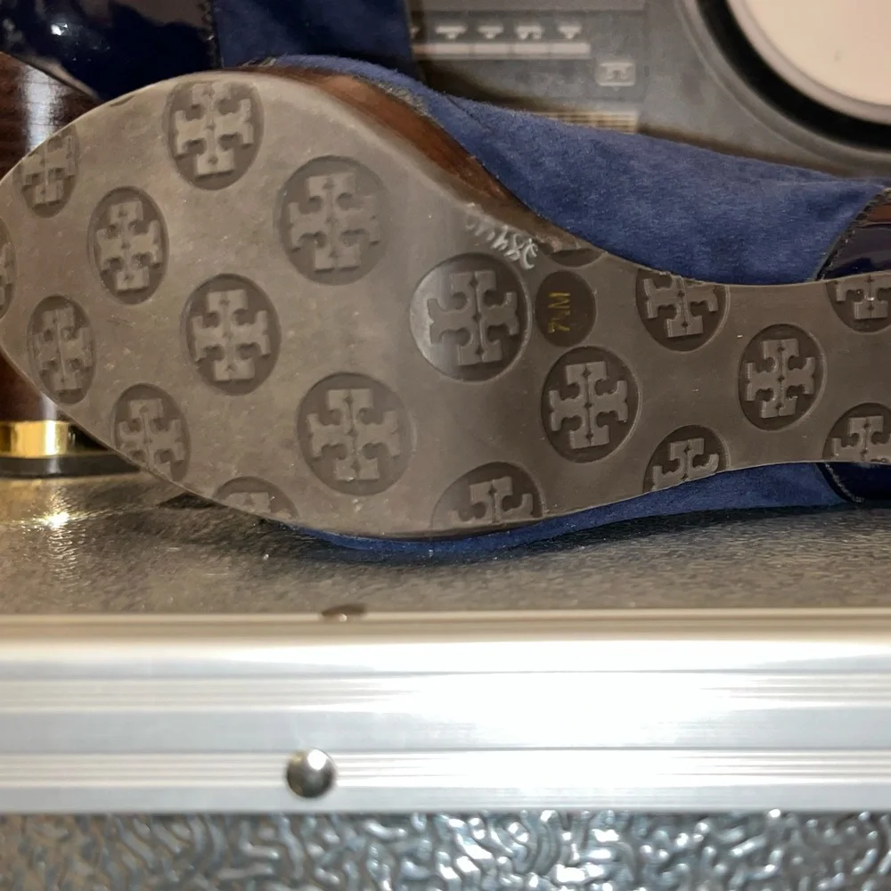 Tory Burch Navy Blue Women's Boots - Picture 7 of 7